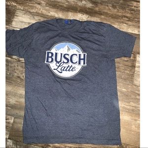 Men’s Busch Latte shirt.